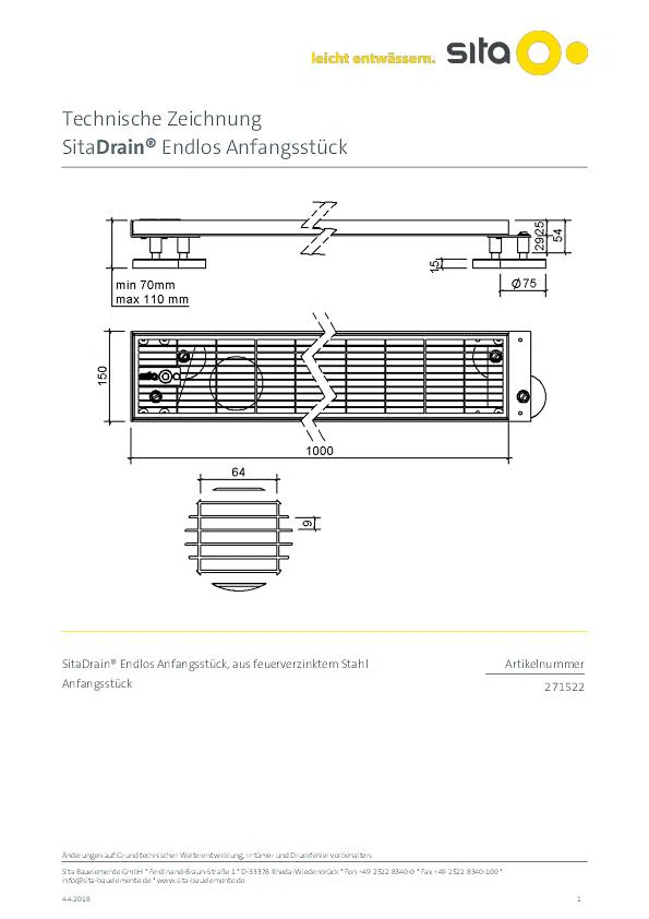SitaDrain® Endlos