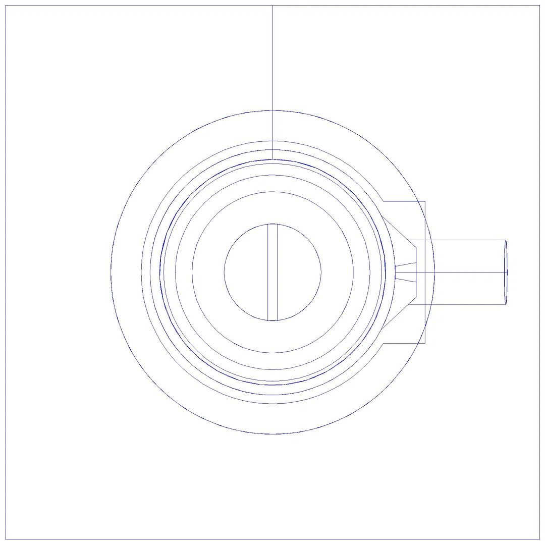 KESSEL-Grundkörper Der Ultraflache 54 DN 40, WaD, Geruchsverschluss 22 mm (3D)