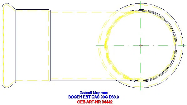 GE Mapress Edelstahl Bogen 90Gr d88,9 (Gas)_34442_G
