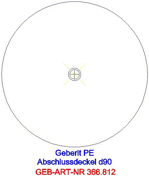 GE PE Enddeckel d90_366.812.16.1_G
