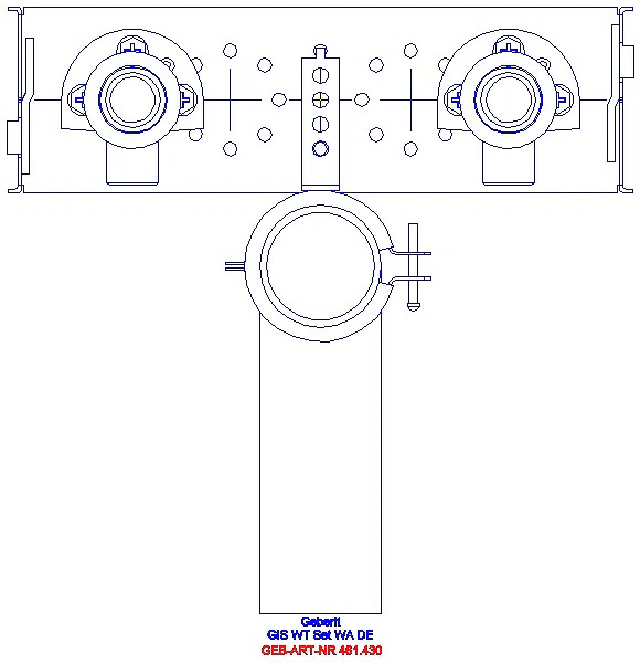 GE GIS WT-Set für Standarmatur_461.430.00.1_A