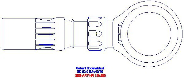 GE Duschwannenablauf d40/50_150.680.00.1_G