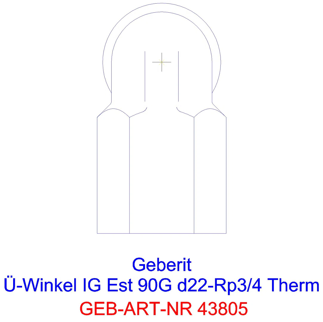 GE Mapress Therm Übergangswinkel 90Gr mit IG d18-Rp1/2_43805_g