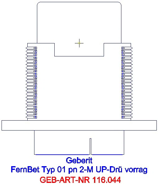 GE Fernbetätigung Typ 01 pneumatisch für 2-Mengen-Sp., UP-Drücker vorragend_116.044.11.1_G