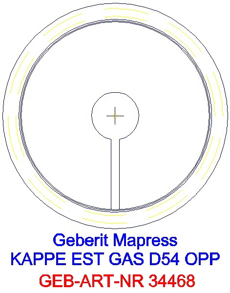 GE Mapress Edelstahl Kappe d54 (Gas)_34468_L