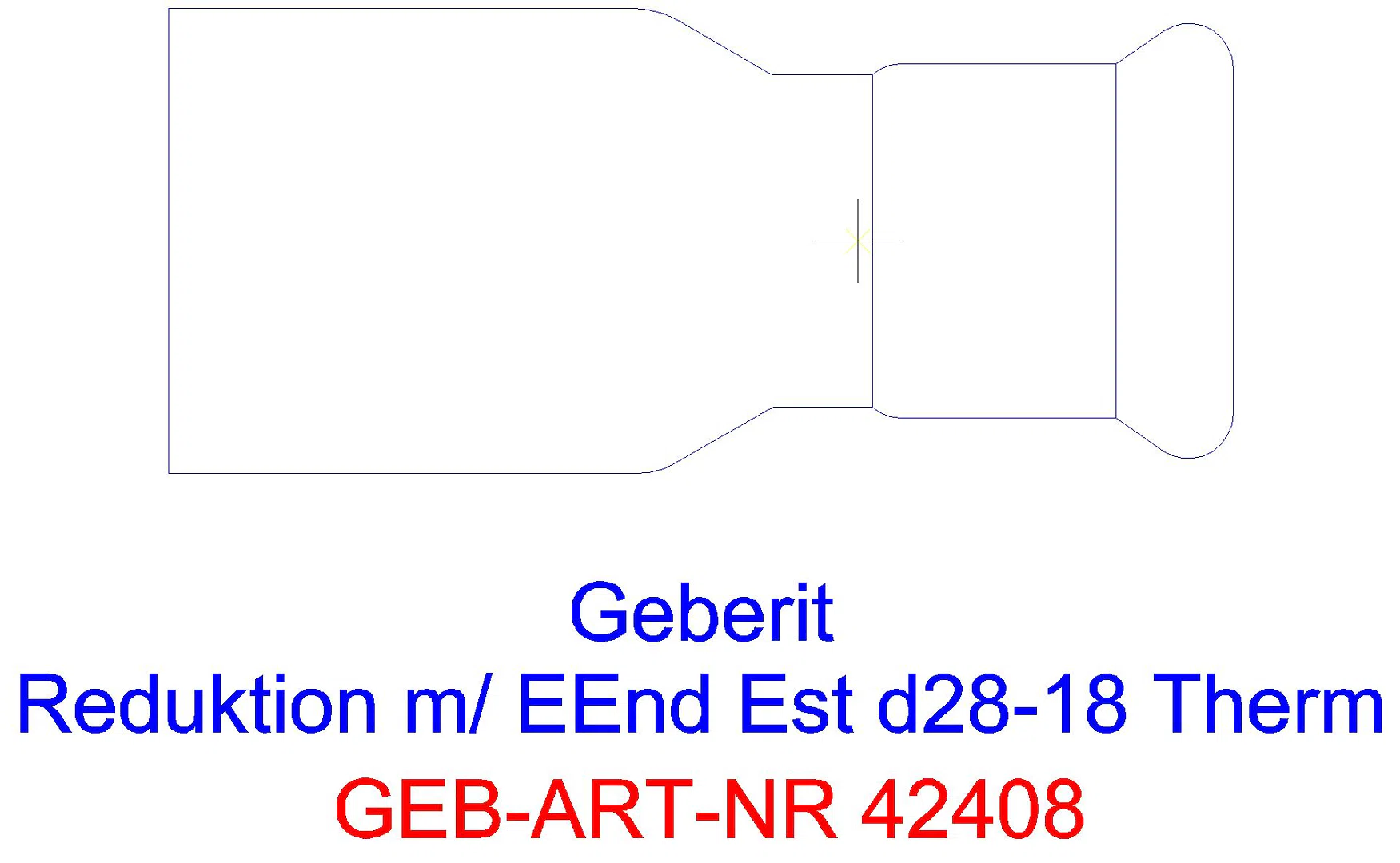 GE Mapress Therm Reduktion mit Einschubende d28-15_42408_l