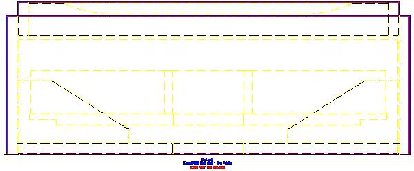 Xeno2 Unterschrank f. WT, 1 Schubl. 58x22x46,2cm, sculturagrau_500.505.43.1_A