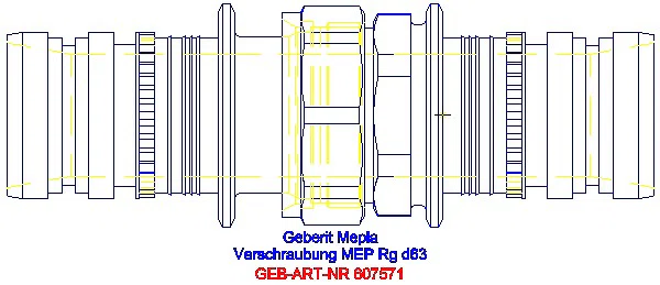 GE Mepla Verschraubung Rg d63_607.571.00.5_G