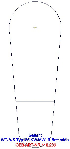 GE Waschtischarmatur Typ 185 Batteriebetrieb ohne Mischer_116.235.21.1_G
