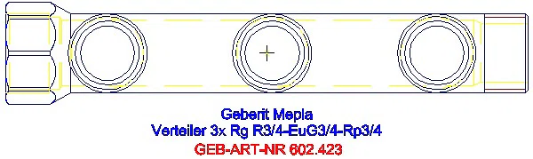 GE Verteiler dreifach Rg R3/4-EuG3/4-Rp3/4_602.423.00.1_G