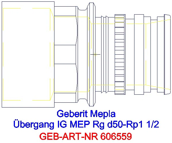 GE Mepla Übergang mit IG Rg d50-Rp1 1/2_606.559.00.5_A