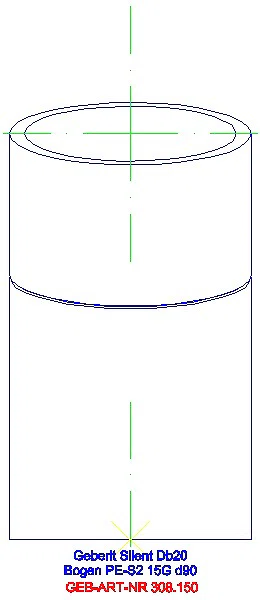 GE Silent-db20 Bogen 15Gr d90_308.150.14.1_L