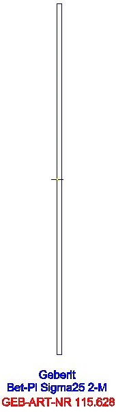 GE Sigma 40 BetPl., für 2-Mengen-Spülung Round, schwarzchrom gebü./Etc_115628QD1_L