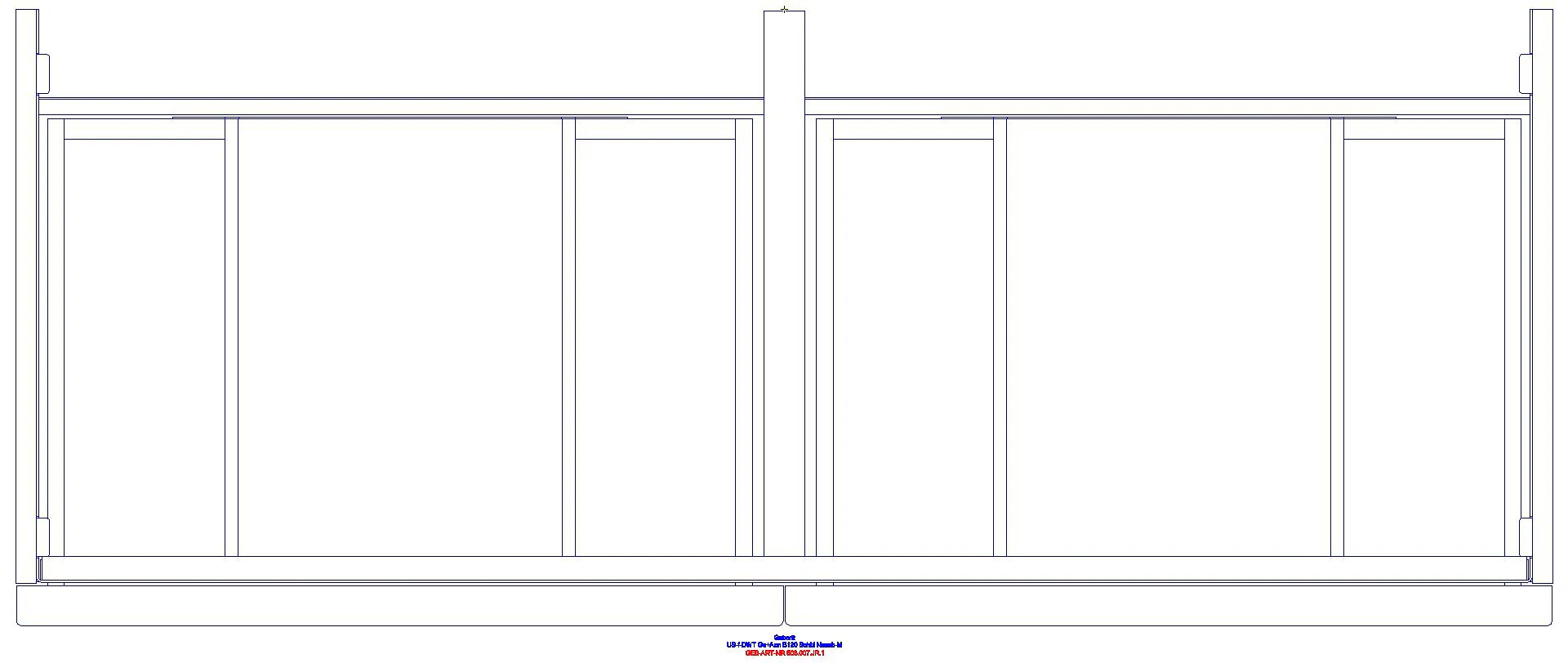 Acanto US für DWT B:120cm, 2 Schubl. 2 i.Schubl., Nussbaum_503007jr1_g