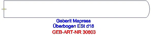 GE Mapress Edelstahl Überbogen d18_30803_G
