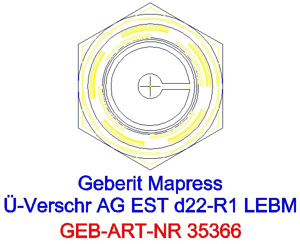 GE Mapress Edelstahl Übergangsverschr. mit AG ÜM aus ESt d22-R1_35366_L
