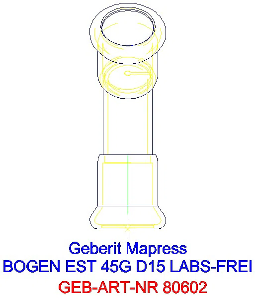 GE Mapress Edelstahl Bogen 45Gr d15 (LABS-frei)_80602_L