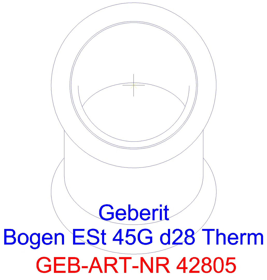 GE Mapress Therm Bogen 45Gr d28 _42805_a