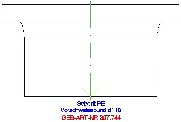 GE PE Vorschweissbund d110_367.744.16.1_A