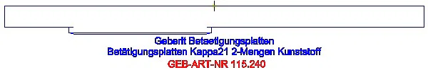 GE BetPl. Kappa21, für 2-Mengen-Sp. weiß/glanzchrom/weiß_115.240.KJ.1_G