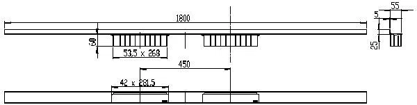 DALLMER Duschrinne CeraWall Select Duo, Edelstahl poliert, 1800 mm