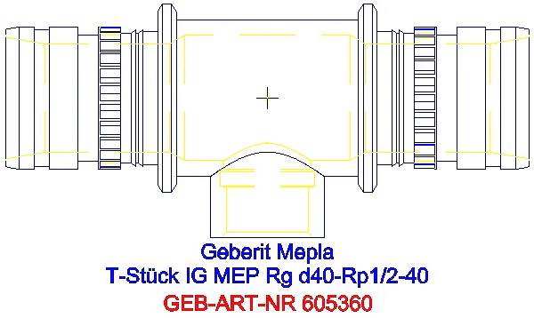 GE Mepla T-Stück mit IG Rg d40-Rp1/2-40_605.360.00.5_A