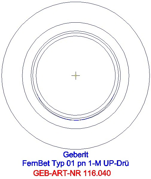 GE Fernbetätigung Typ 01 pneumatisch für 1-Mengen-Sp., UP-Drücker glanzverchromt_116.040.21.1_A