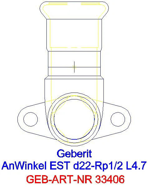 GE Mapress Edelstahl Anschlusswinkel 90Gr d22-Rp1/2_33406_A