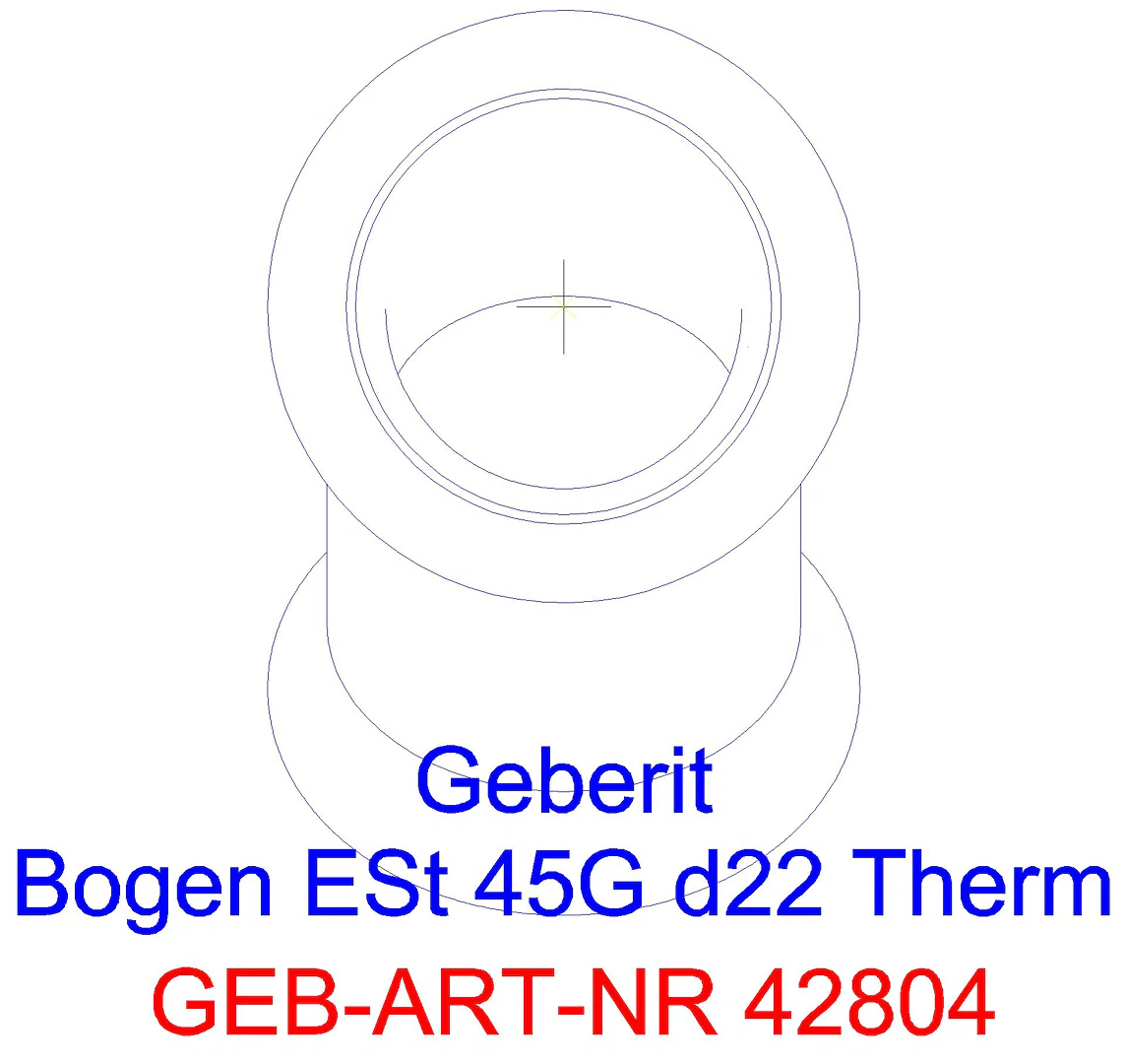 GE Mapress Therm Bogen 45Gr d22 _42804_a
