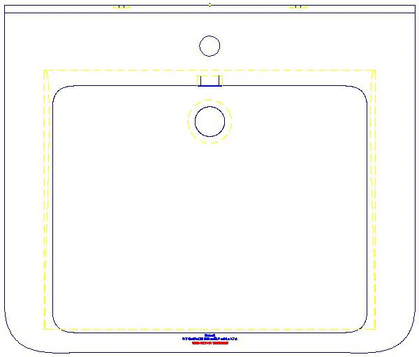 Renova Comfort Square WT barrierefrei 65x55cm, m. Hl., m. Ül., KeraTect_128665600_G