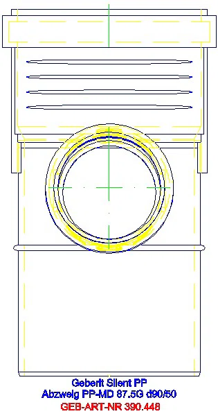 GE Silent-PP Abzweig 87,5Gr d90/50_390.448.14.1_L