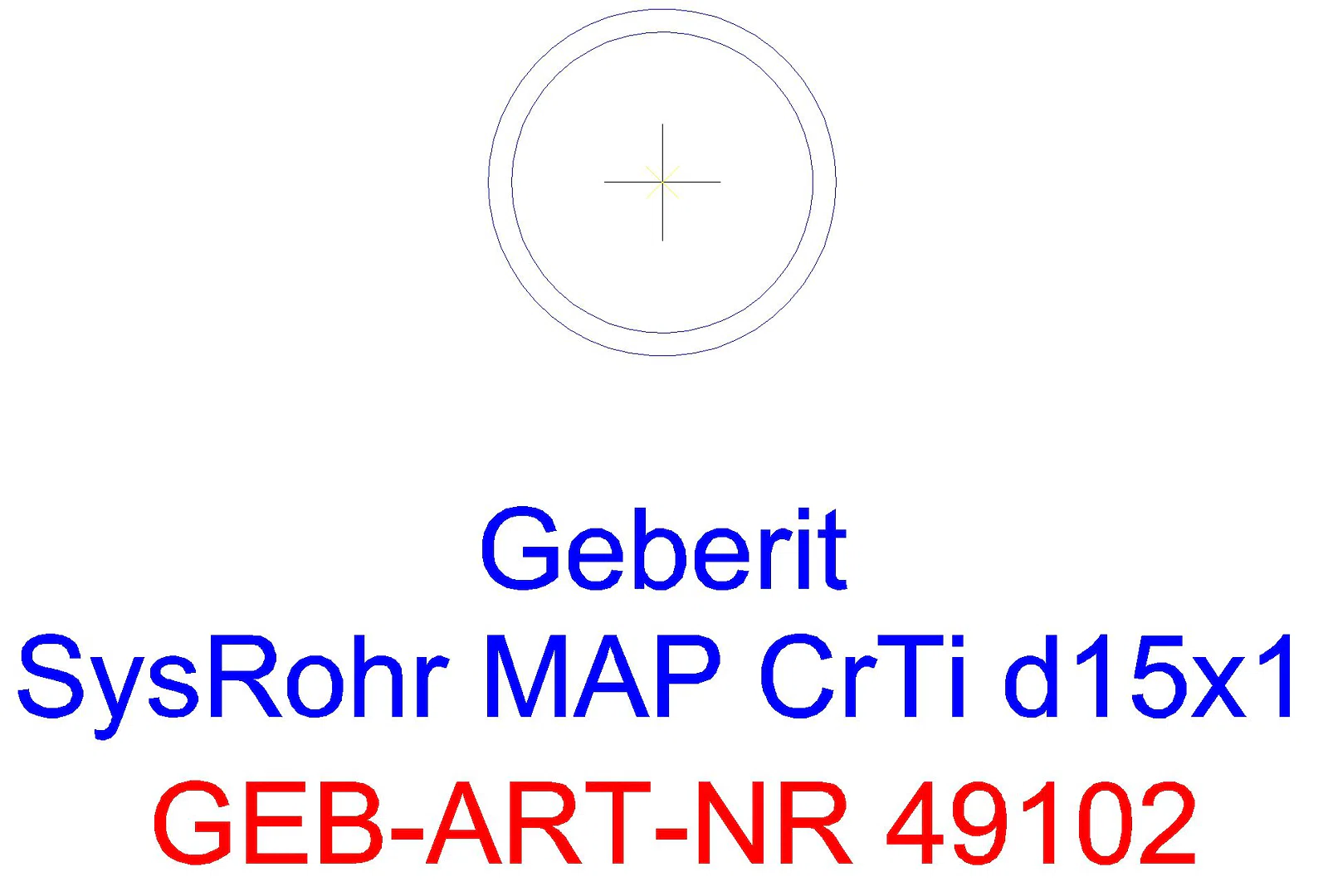 GE Mapress Therm Systemrohr CrTi Rg R1/2-Rp1/2 L:73mm_49102_a