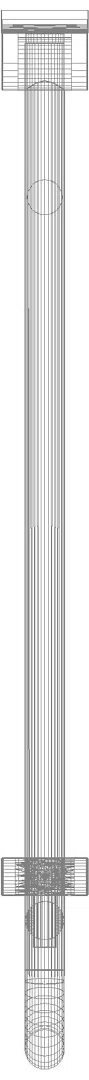 HEWI mobiler Stützklappgriff, L:900mm, mit Bodenstütze rubinrot