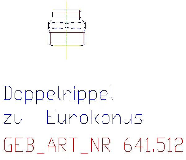 GE Übergang Eurokonus mit AG Ms G1/2-EuG3/4_641.512.00.1_L