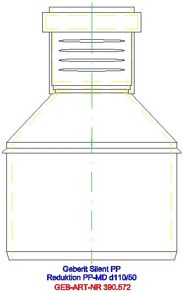 GE Silent-PP Reduktion exzentrisch d110/50_390.572.14.1_L