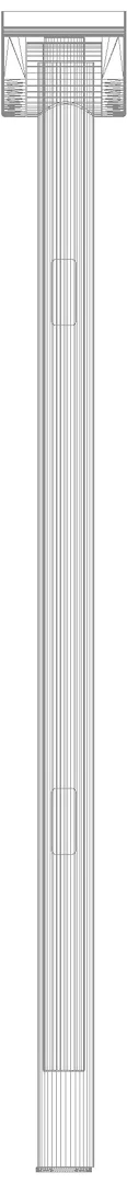 HEWI SK-Griff Duo (B), L:700, pulverbeschichtet weiß tiefmatt