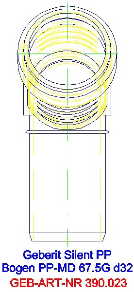 GE Silent-PP Bogen 67,5Gr d32_390.023.14.1_L