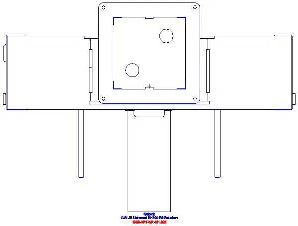 GE GIS Element für Urinal, 100 cm, Universal, Bet. von oben_461.622.00.1_G