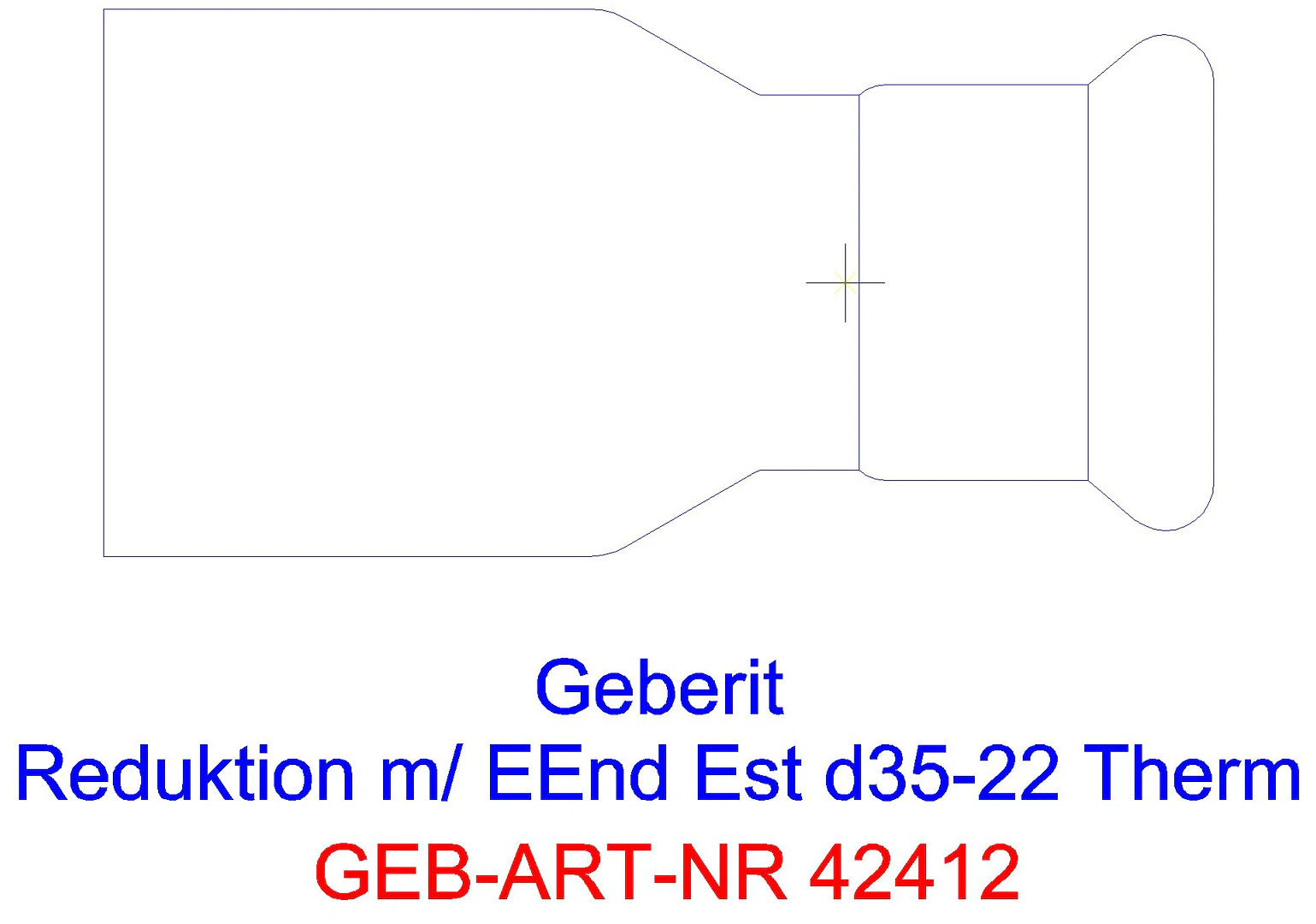 GE Mapress Therm Reduktion mit Einschubende d35-15_42412_l