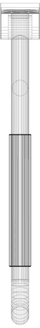 HEWI mobiler Stützklappgriff, L:600mm, mit Armpolster anthrazgr