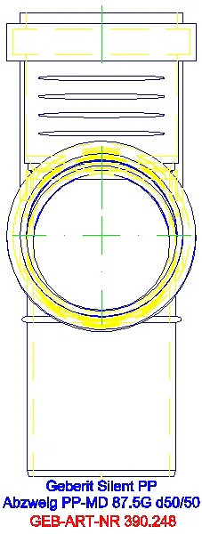 GE Silent-PP Abzweig 87,5Gr d50/50_390.248.14.1_L