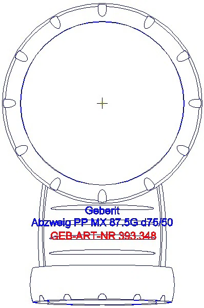 GE Silent-Pro Abzweig 87,5Gr d75/50_393.348.14.1_G