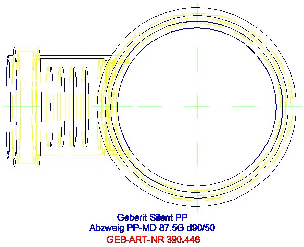 GE Silent-PP Abzweig 87,5Gr d90/50_390.448.14.1_G