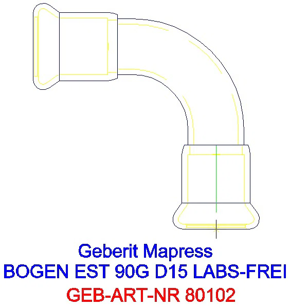 GE Mapress Edelstahl Bogen 90Gr d15 (LABS-frei)_80102_A