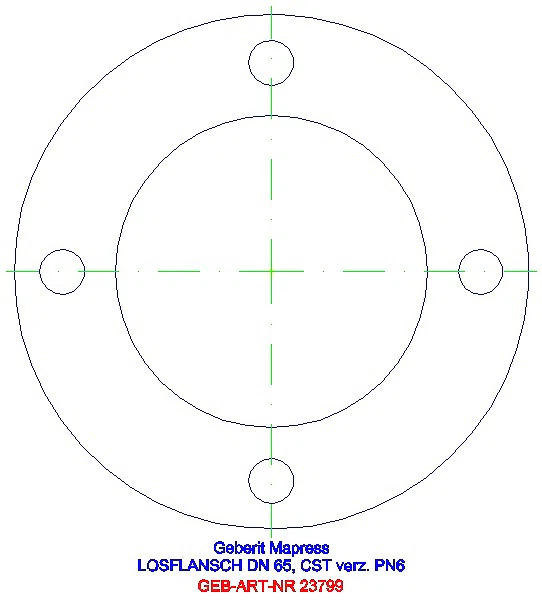 GE Mepla Losflansch PN 6 DN65 C-Stahl_23799_L