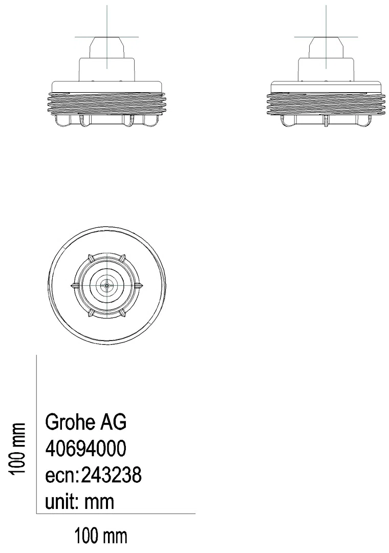 GROHE Adapter 40694 für GROHE Blue Reinigungskartusche