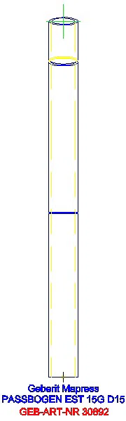 GE Mapress Edelstahl Passbogen 15Gr d15_30892_L