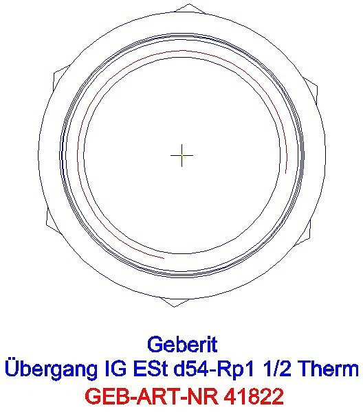 GE Mapress Therm Übergang mit IG d54-Rp1 1/2_41822_L
