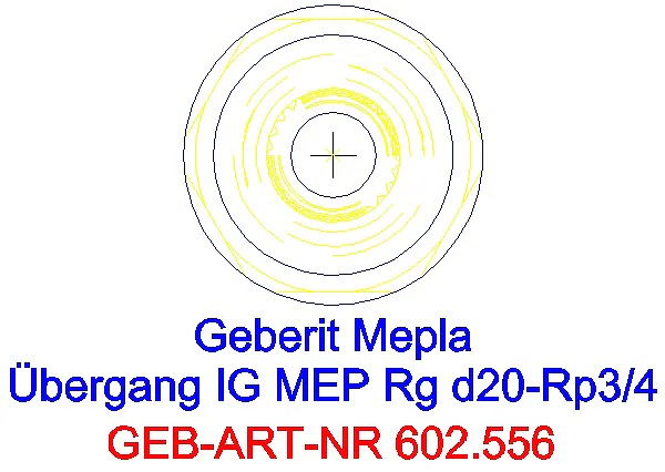 GE Mepla Übergang mit IG Rg d20-Rp3/4_602.556.00.5_L