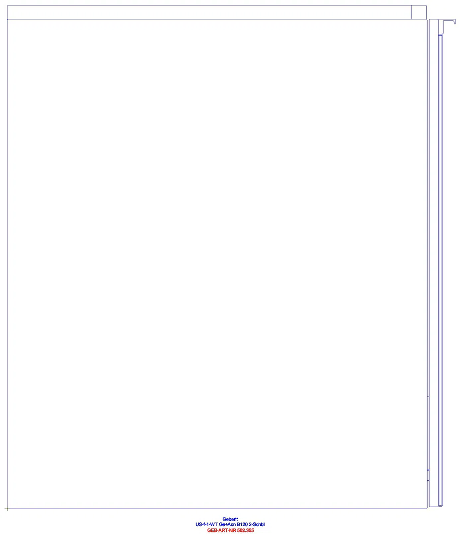Acanto Unterschrank für WT, 2 Schubl. 2 Innenschubl., 119x53,5x47,6cm, schwarz_ge2s_502355161_l
